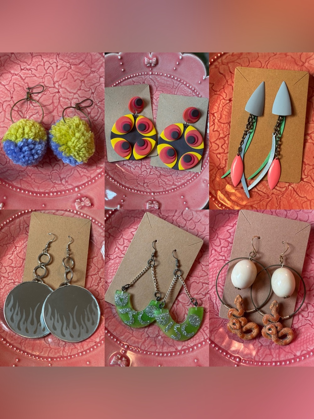 Assorted Earrings, Rings, Pins!